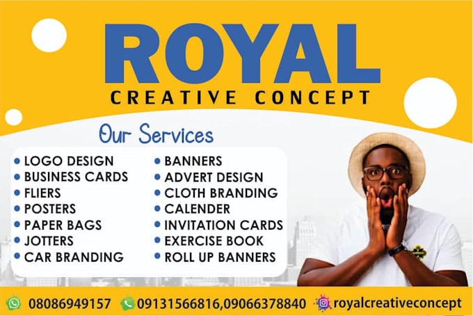 make a professional flier design for your business