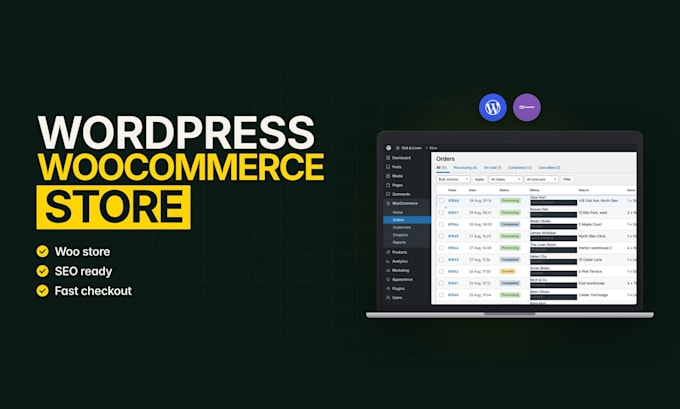 build a wordpress woocommerce ecommerce store