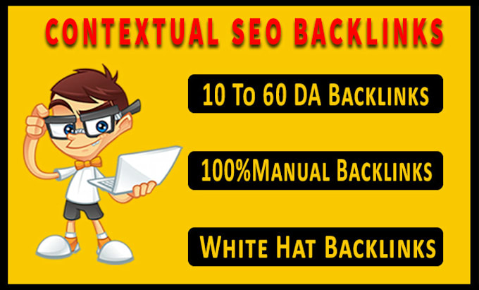 provide 60 da high quality 150 contextual SEO backlinks
