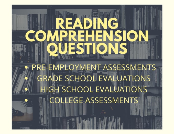 Write reading comprehension scenarios and questions by Pauldvl Fiverr