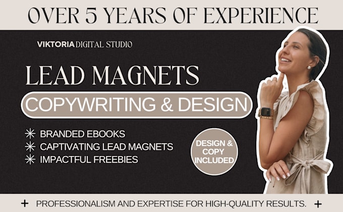 write and design your lead magnet, ebook or freebie