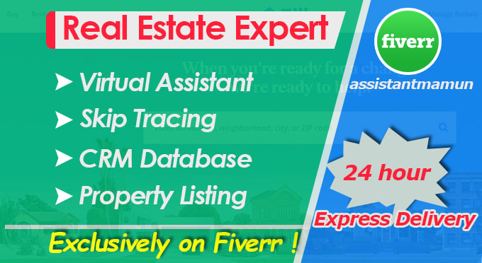 be your virtual assistant for real estate