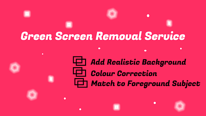 remove green screen and add realistic background