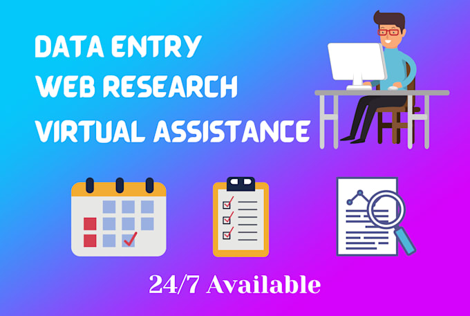 do fast accurate  data entry typing work or any VA job