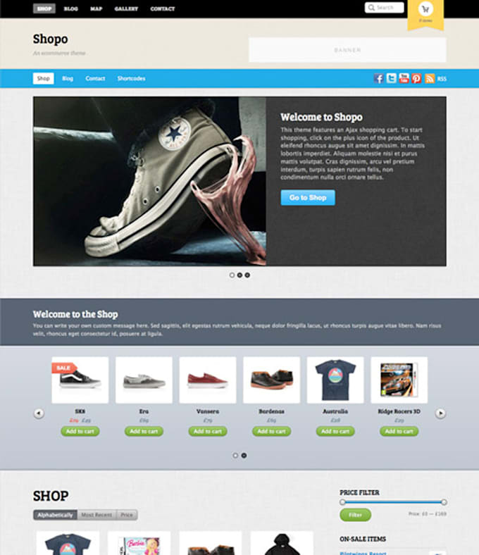 create Amazing Shopping cart,Store,eCommerse site