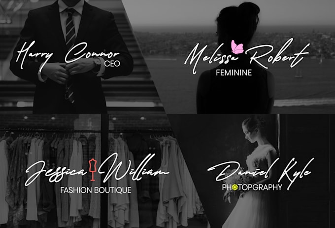 create a signature logo or email signature for a business