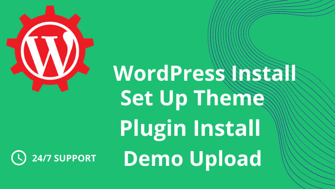 install wordpress, setup theme, and upload demo