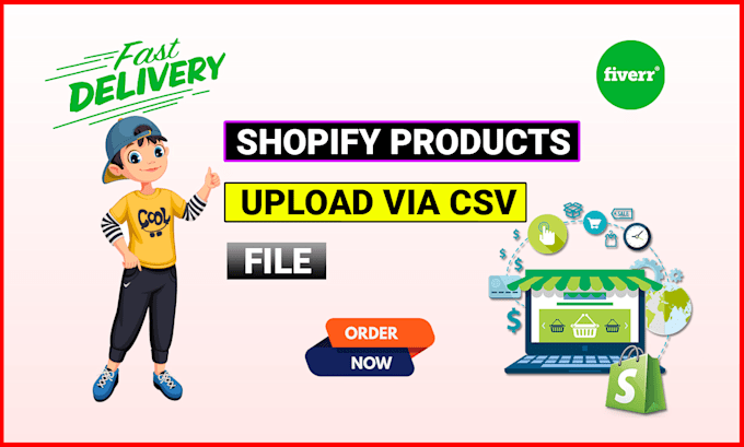 do bulk import simple products using csv in shopify