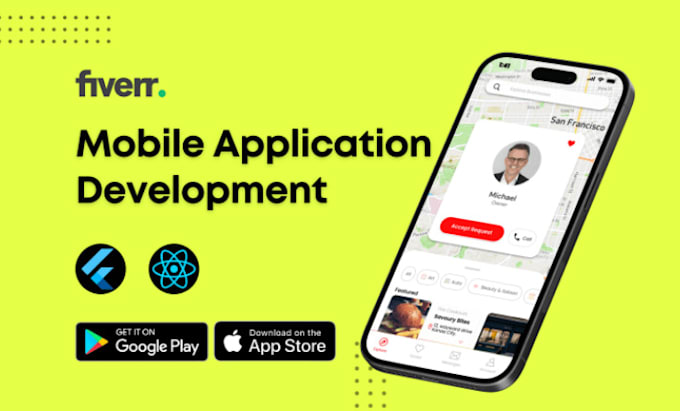 create react native and flutter applications