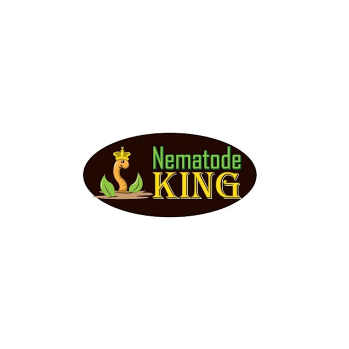 design nematode king logo in 1 day