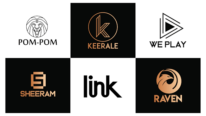 design elegant trendy and luxury monogram logo