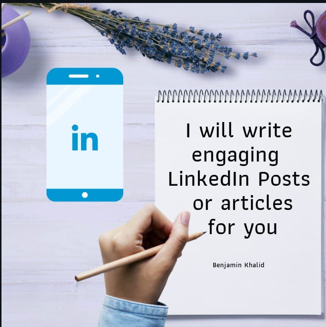 Ghostwrite professional linkedin posts for you by Favbenjamin | Fiverr