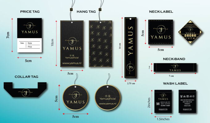 Design super luxury clothing hang tag label full set by Mujahidmiraz ...
