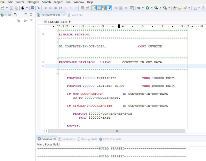 Help you with cobol bug fixes, development, consultation for mainframe ...