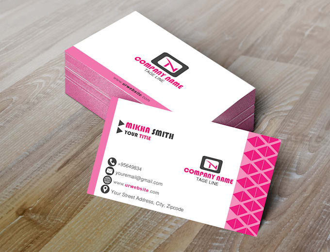 Do vistaprint moo luxury business card design by Nadia513 Fiverr
