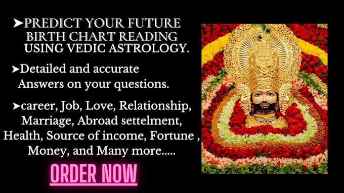Do vedic astrology reading of your birth chart by Rajeshbharti486