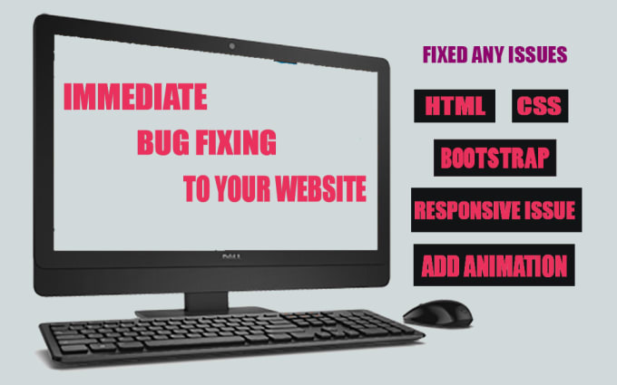 Do any html css bootstrap bug fixing and add css3 animation by  Kamrulislam001 | Fiverr