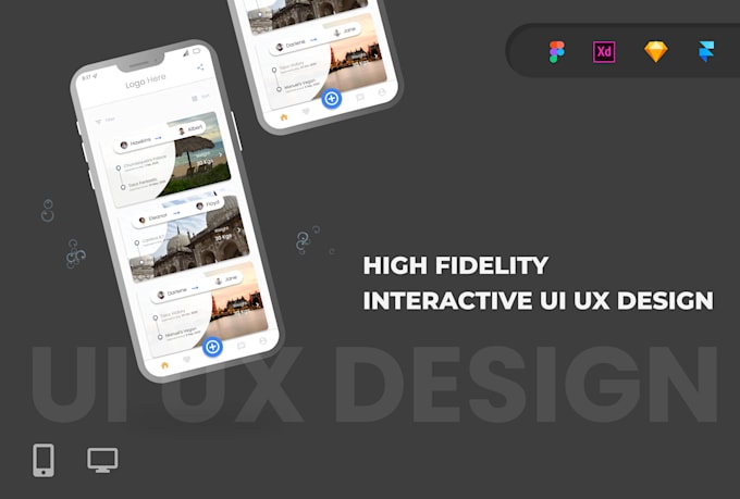 Prototype ios and android screens using figma x framer, ui ux design by ...