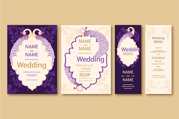 design modern invitation card