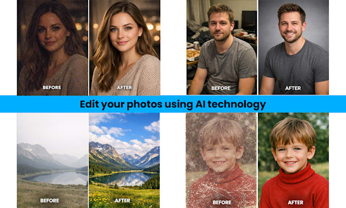 professionally edit your photos using ai technology