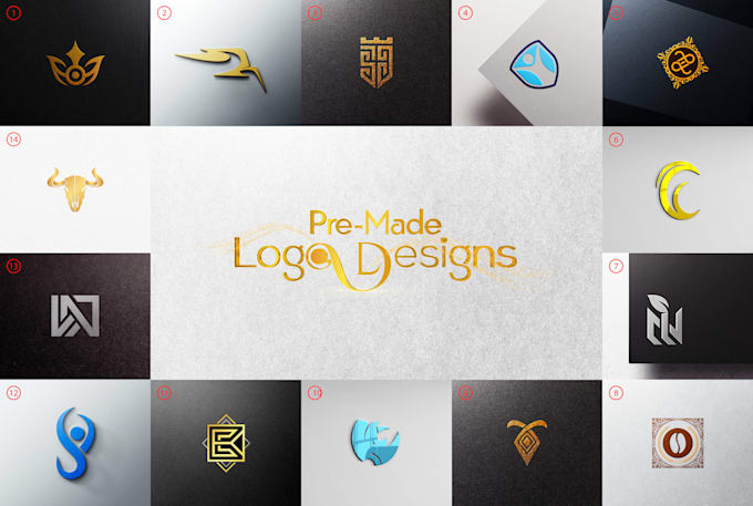 Design A Customizable Premade Modern Minimalist Logo