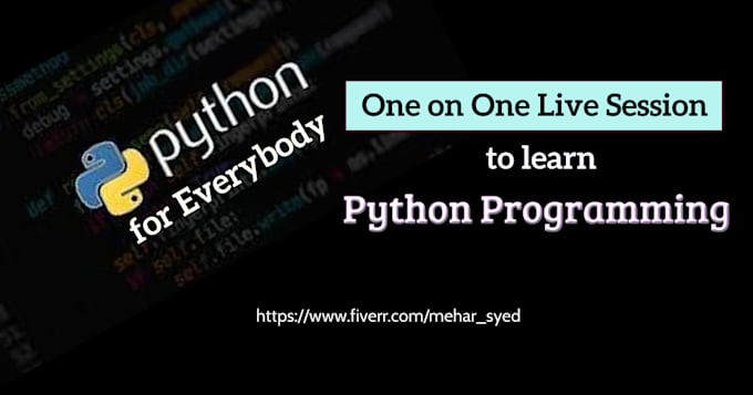 tutor and teach you learn python programming