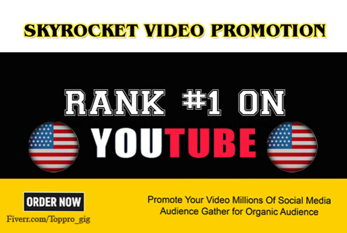 Hire a freelancer to do organic youtube video promotion