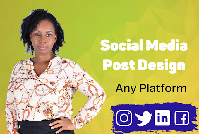 create social media post designs