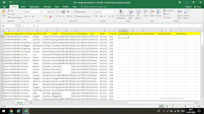 do emails data entry data scraping