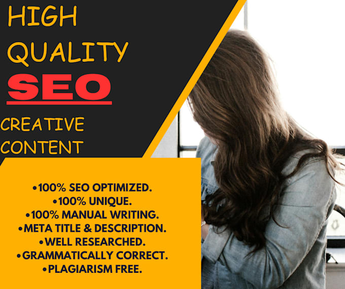 do any kind of SEO optimized, unique, creative writing