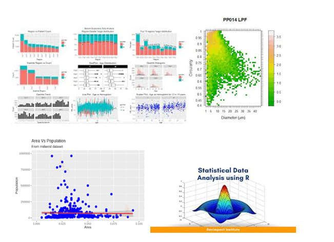do quality statistical data analysis and visualization in rstudio and python