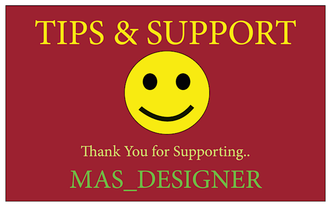 happily accept your tips thanks in advance