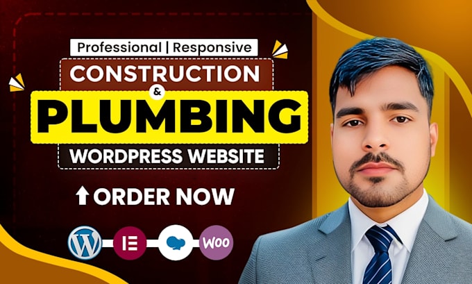 design construction, architecture, or plumbing website for you