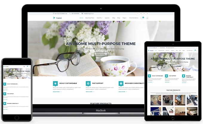 make an elegant wordpress website with amazing features