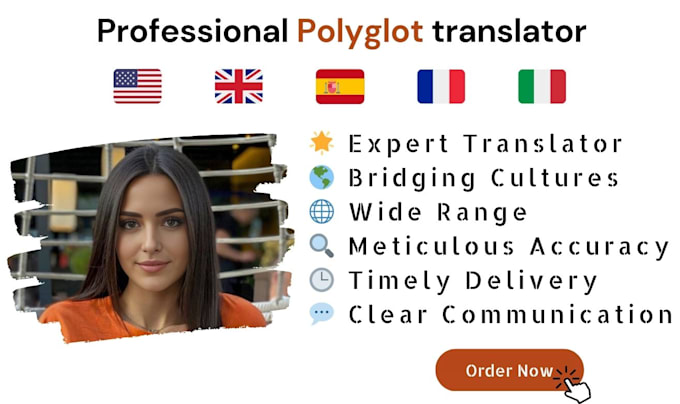 provide certified translation english french italian spanish