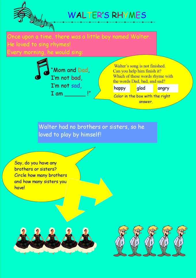Write a short educational story for your child by Stesim | Fiverr
