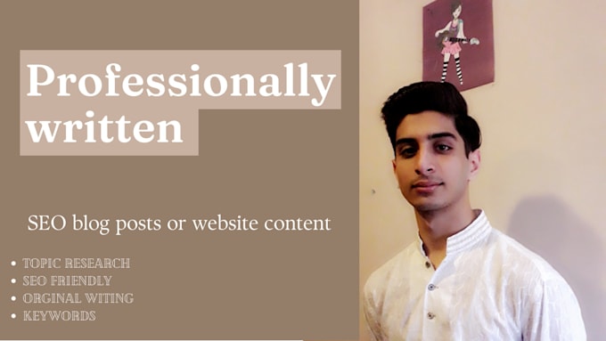 write original and optimized content for your business or blog website