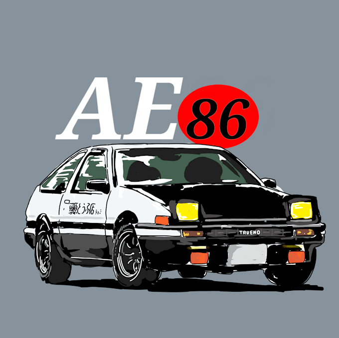 draw oil painting your car or vehicle for thsirt