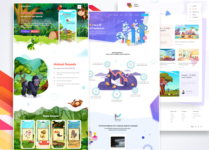 Yuraweb Website ui and ux design in figma or adobe photoshop by Yuraweb | Fiverr