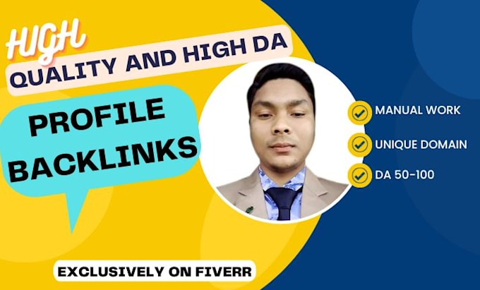 do dofollow high authority profile backlinks SEO