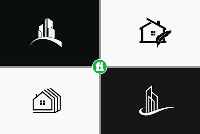 design property house construction logo in 24 hour