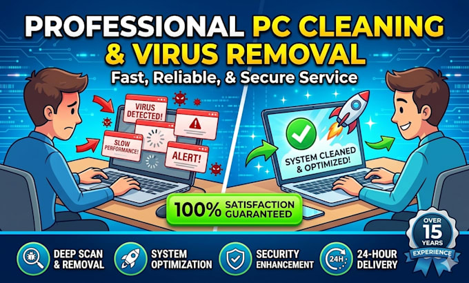 remove viruses, malware, spam, and adware from your computer