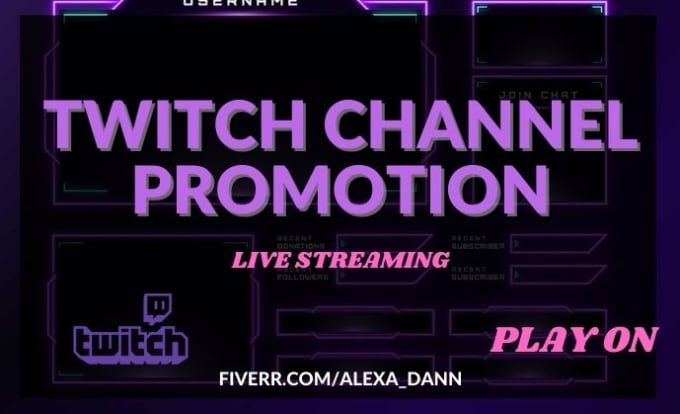 Awesomely promote you twitch channel, livestream video to get real ...