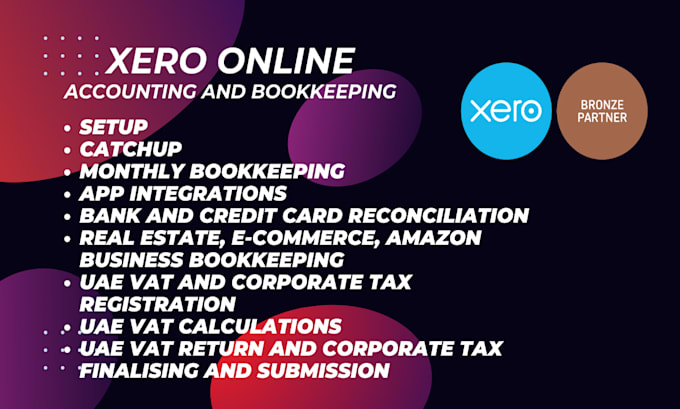 do UK xero bookkeeping and UK vat return accounting services