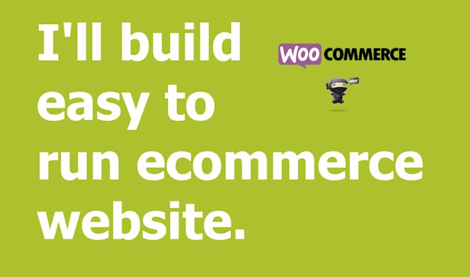 build an easy to run ecommerce website