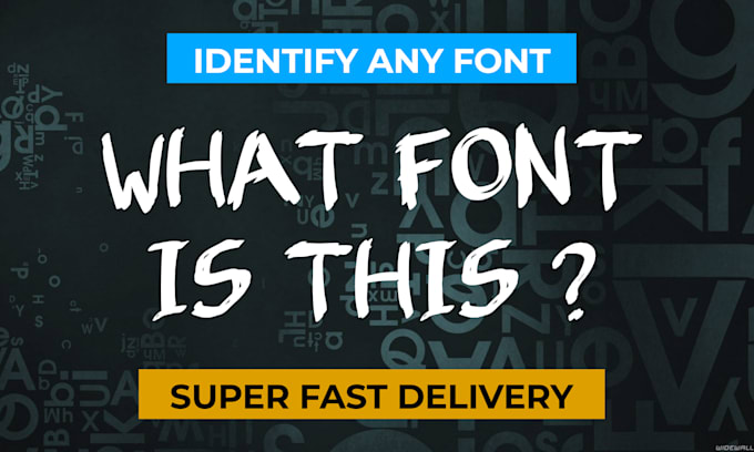 identify any font from image