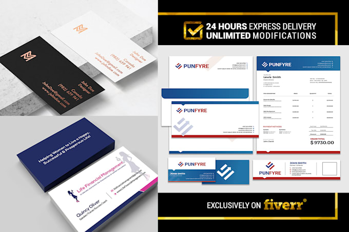 design modern business card, visiting card and professional stationery