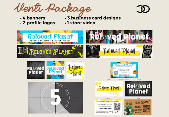 create an ebay billboard banner and profile image