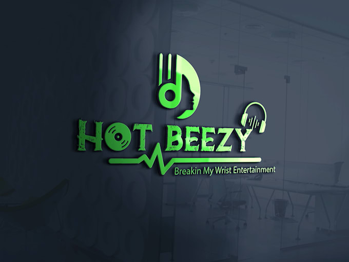 design great or attractive dj rap epk ,store and text logo