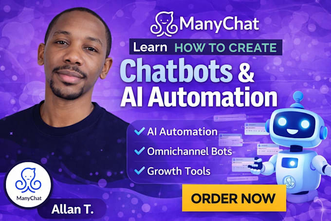 teach you manychat messenger bot building and automation